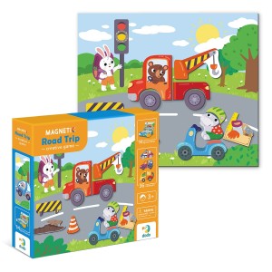 Autós kirándulás, mágneses játék, 36 darabos (DDO-200244)