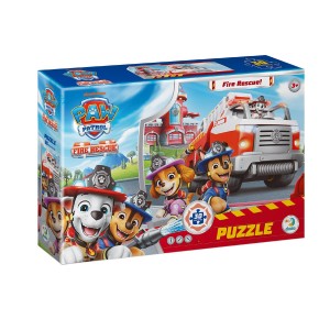 Mancs Őrjárat – Tűzoltók, 30 db-os puzzle, szín: Többszínű, méret: 27x20 cm – illusztráció