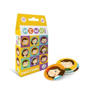 Memóriajáték, Érzelmek, szín: Többszínű, méret: 15x8x4 cm – illusztráció