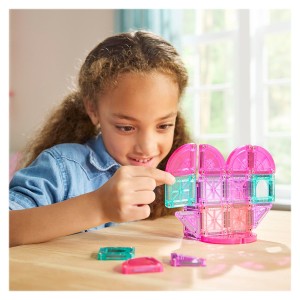 MAGNA-TILES Szívecskés utazókészlet, szín: Többszínű, méret: 19x9x2 cm – illusztráció