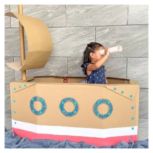 Makedo Discover, kartonépítő készlet, 126 db., szín: Többszínű, méret: 33x24x5 cm – illusztráció