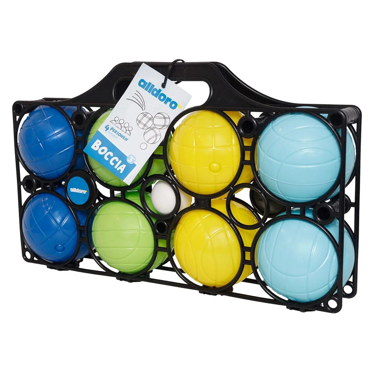 Boccia, ügyességi szabadtéri játék, szín: Többszínű, méret: 31x19x8 cm – illusztráció