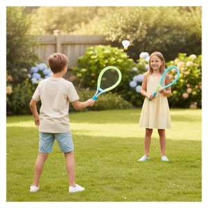 Tollaslabda és lágy labdás XL teniszkészlet, szín: Többszínű, méret: 62x26 cm – illusztráció