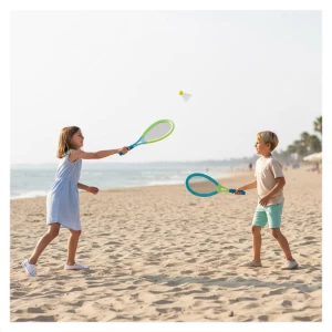 Tollaslabda és lágy labdás XL teniszkészlet, szín: Többszínű, méret: 62x26 cm – illusztráció