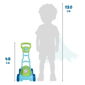 Buborékfújó fűnyíró, szín: Többszínű, méret: 28x21x14 cm – illusztráció