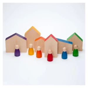 Houses & Nins, Grapat, szín: Többszínű, méret: emberke: 6 cm – illusztráció