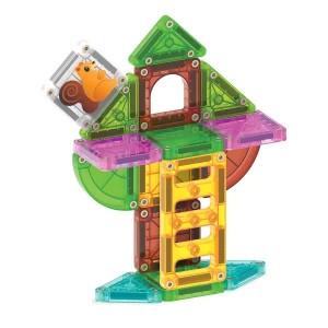 MAGNA-TILES Treehouse, utazó készlet, szín: Többszínű, méret: 19x9x2 cm – illusztráció